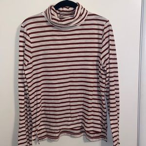 Madewell striped turtleneck